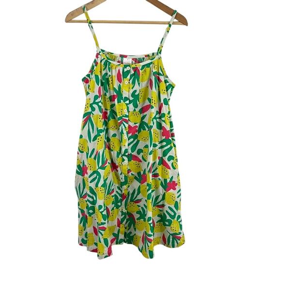 Hanna Andersson Dresses & Skirts - Hanna Andersson Lemon Sun Dress Tunic Size Medium Beachy Vacation Coastal